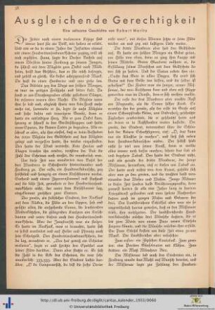 Ausgleichende Gerechtigkeit.