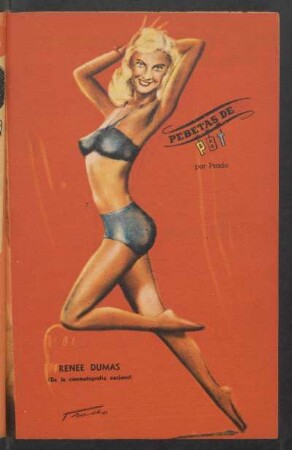 Renée Dumas (de la cinematografía nacional) - [Dibujo] : Pebetas de PBT