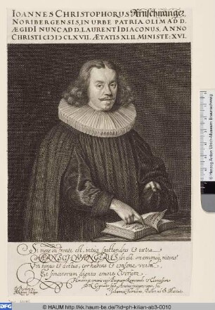 [Johann Christoph Arnschwanger; Johann Christophorus Arnschwanger]
