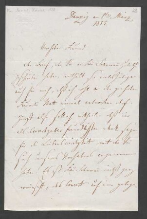 Brief an Hermann Härtel : 01.03.1855