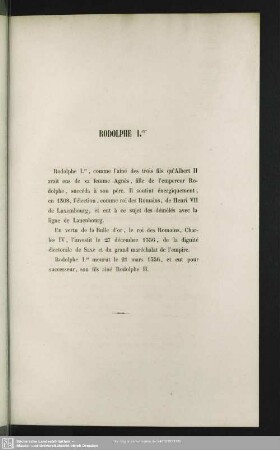 Rodolphe I.er