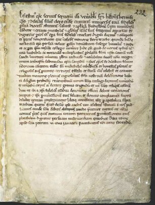 Sogenanntes Kostbares Evangeliar — Urkundenabschrift, Folio fol. 232r