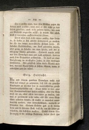 Geitz. Habsucht.