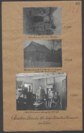 Pferdebesichtigung bei 4./6. Chev. Regts. in Mostyercze