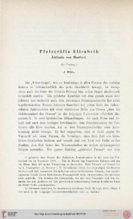 11: Pfalzgräfin Elisabeth : Äbtissin von Herford