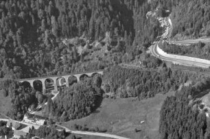 Höllental, Ravenna Viadukt und Kehre der B 31
