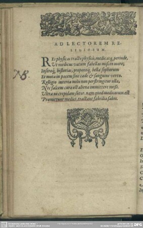 Ad Lectorem Religiosum