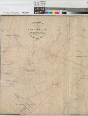 Haltern (Haltern), Teilung der Lavesumer Mark, Bl.3 Brouillonkarte