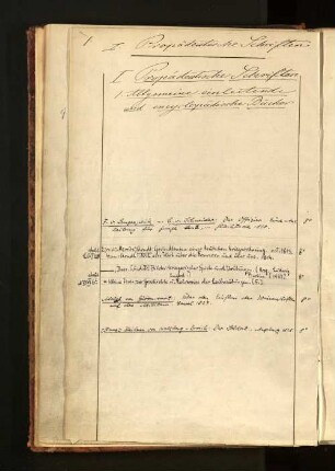 1. Allgemeine einleitende und encyclopädische Bücher.