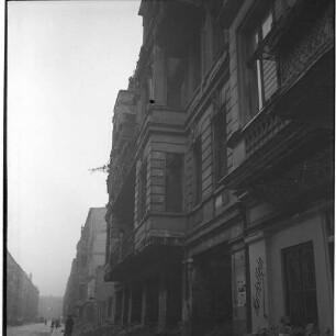 Negativ: Ruine, Gotenstraße 66, 1949