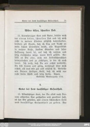 4. Wider bösen, schnellen Tod.