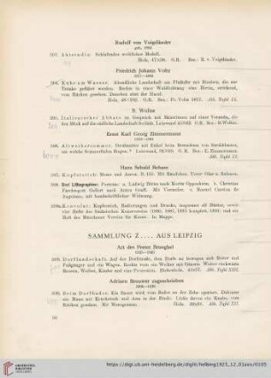 Sammlung Z…. aus Leipzig (Nr. 599-617)