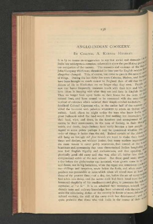 Anglo-Indian Cookery.