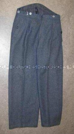 Uniform der Bahnschutzpolizei, Obergruppenführer im Dienstanzug (blau/grau) - Lange Hose