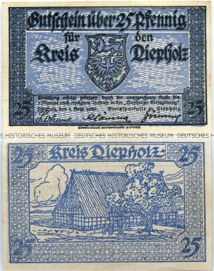 Diepholz, 25 Pfennig
