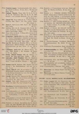 Neuere Taler, Doppeltaler 8Nr. 2734-2818)