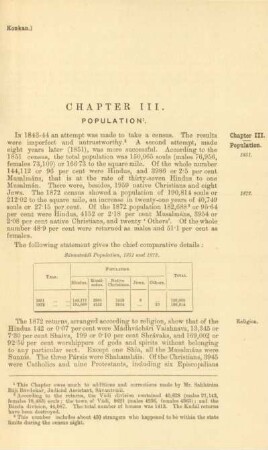 Chapter III. Population