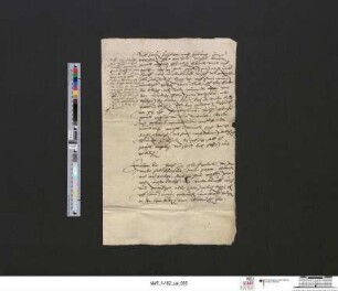 Der Stadtschreiber Johann Poppe verschreibt Zinsen an die Altaristen in der Oberkirche St. Marien