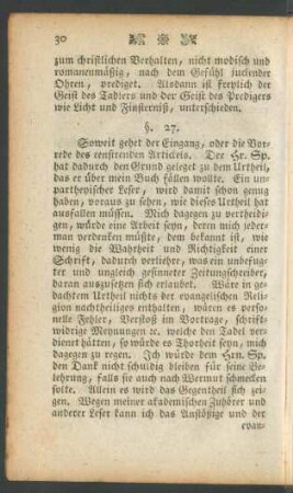 [II. Ob von dem natürlichen Verderben nichts in der heiligen Schrift stehe §. 27.]
