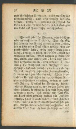 [II. Ob von dem natürlichen Verderben nichts in der heiligen Schrift stehe §. 27.]