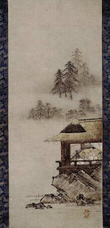 Pavillon in Landschaft
