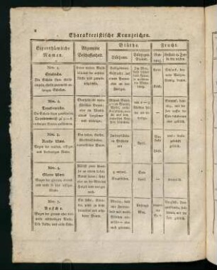 2-5, Charakteristische Kennzeichen