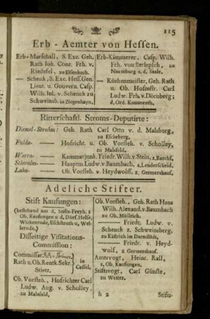 Erb-Aemter von Hessen