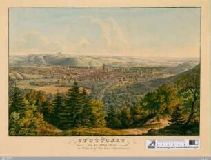 Stuttgart von der Mittag-Seite