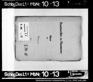 Land- und Viehschatzregister Enthält: nur: Lachemer Börde