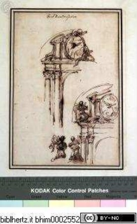 Disegni di Carlo Marchionni Architetto, e Scultore Romano, Altarentwürfe für die Cappella dell'Angelo Custode im Dom zu Spoleto