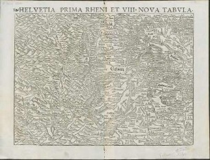 Helvetia Prima Rheni et VIII Nova Tabula