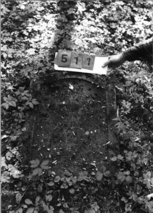 Grabstein 511 (Index: 99791101) Besonderheit: siehe Grabstein Nr. 460: Grabstein 511