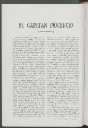El Capitán Inocencio