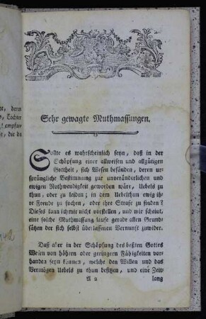Sehr gewagte Muthmassungen.