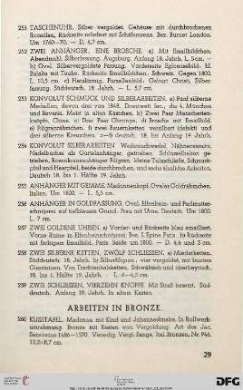 Bronze (Nr. 260-282)