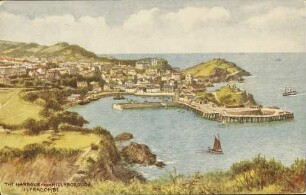 The harbour from Hillsborough. Ilfracombe.