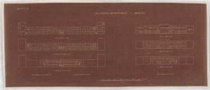 Deutsches Sportforum, Berlin: Studentenheim, Speisenanstalt: Grundrisse EG - 2. OG 1:500