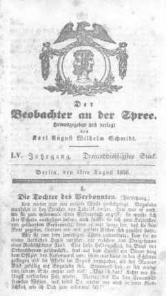 33. Stück, 11. August 1856