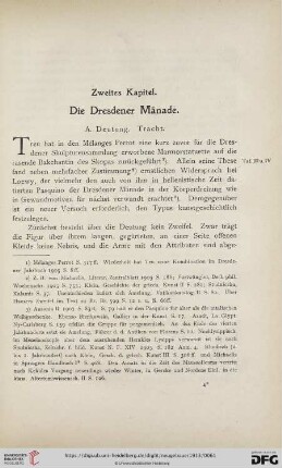 Zweites Kapitel. Die Dresdener Mänade