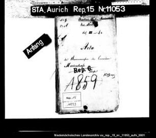 Das Armenwesen in Marienhafe