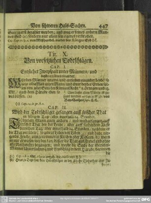 Tit. X. Von vorsetzlichen Todtschlägen
