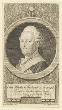 Bildnis des Carl Wilhelm Reichsgraf v. Finkenstein