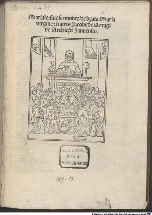 Sermones de tempore : mit Privileg. [1-4], [4]