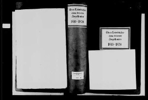 Ziegelhausen, evangelische Gemeinde, lutherisch und reformiert: Heirats- und Sterbebuch 1810-1870
