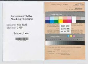 Entnazifizierung Heinz Brieden , geb. 06.04.1909 (Stadtinspektor)