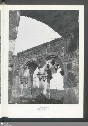 Wildenburg, Fenster im oberen Saal