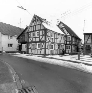 Fachwerkwohnhaus; Nidda, Brückenstraße 39