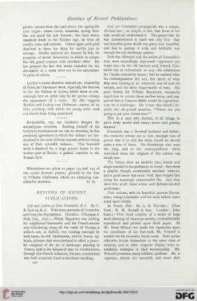 Reviews of recent publications