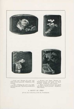 A group of Inro (from the collection of Mr. M. Tomkinson)
