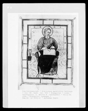 Evangeliar — Evangelist Johannes, Folio 124b